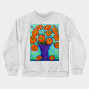 Radiant Ranunculus Crewneck Sweatshirt